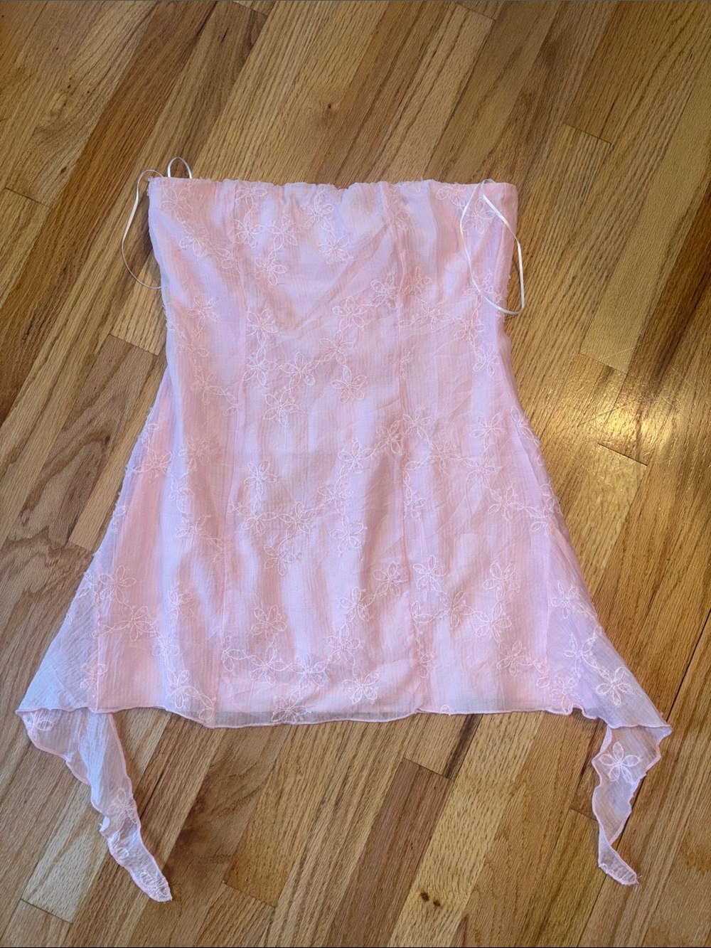Princes Polly Light Pink Strapless Hem Dress